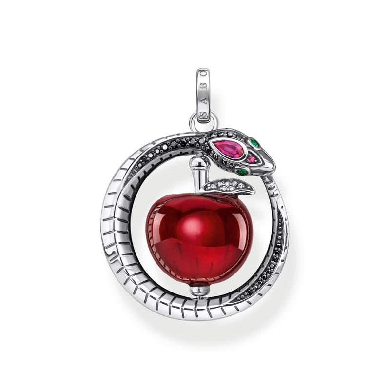Thomas Sabo Silver Apple-Snake Pendant
