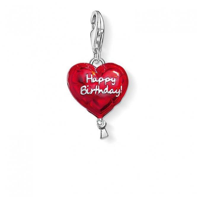 Thomas Sabo Silver Balloon Happy Birthday Charm