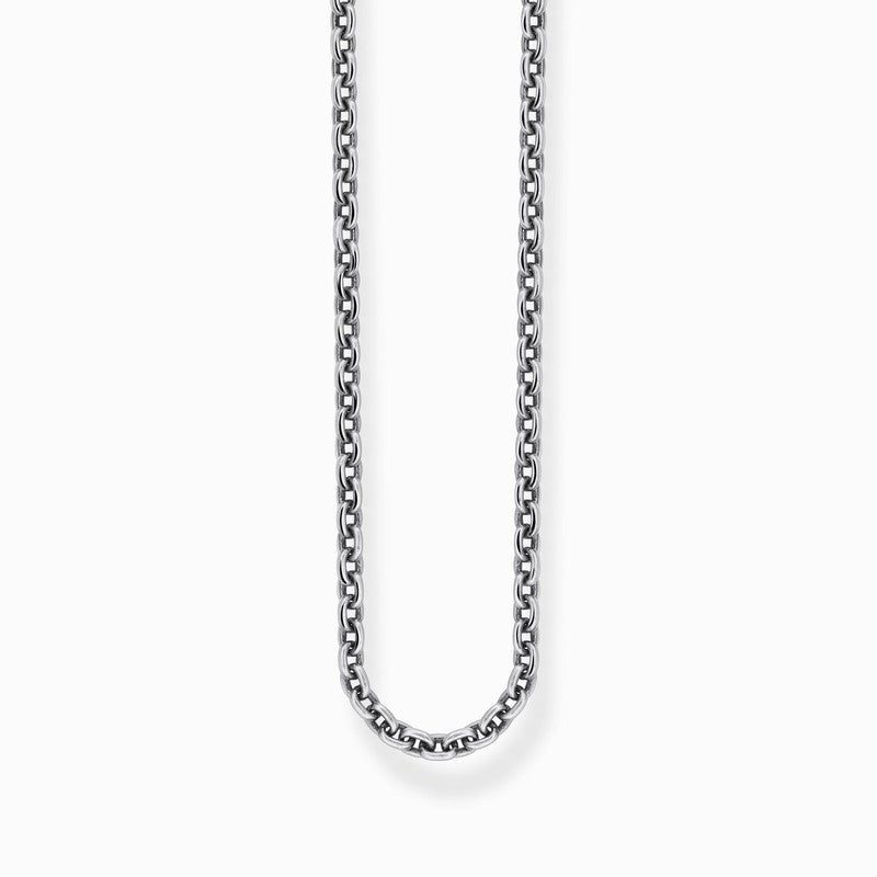 Thomas Sabo Silver, Blackened Anchor Necklace