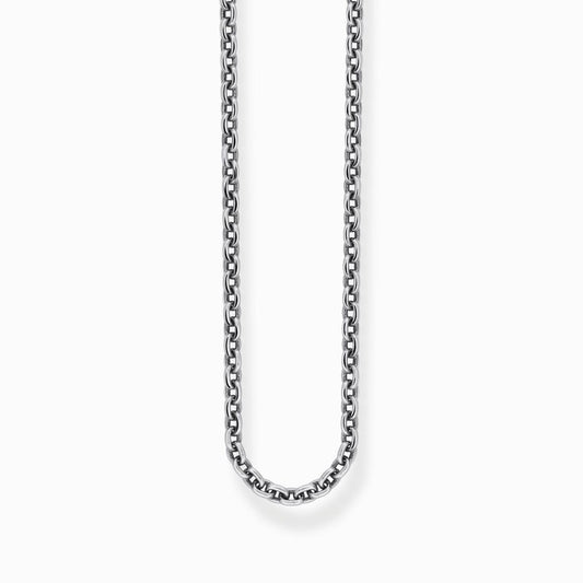 Thomas Sabo Silver, Blackened Anchor Necklace