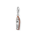 Thomas Sabo Silver & Brown Enamel Boat Charm