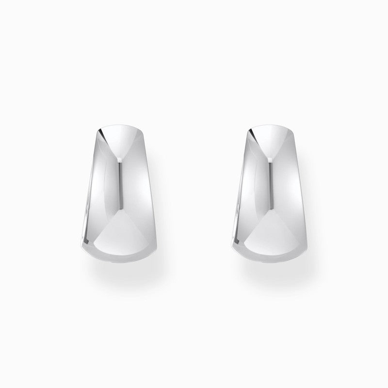 Thomas Sabo Silver Classic Hoop Earrings, Trapezoidal Shape