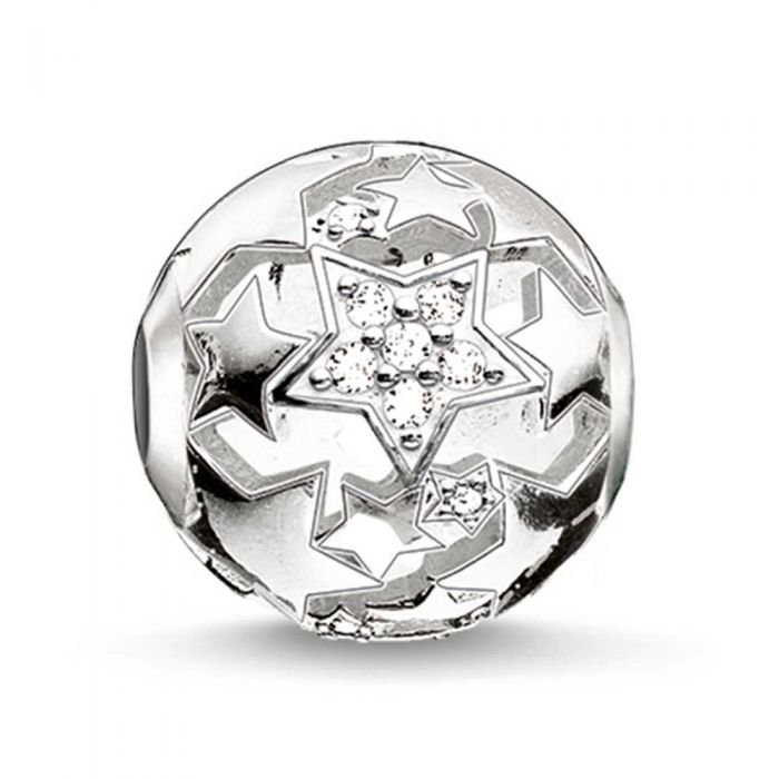 Thomas Sabo Silver Cubic Zirconia Starry Sky Bead