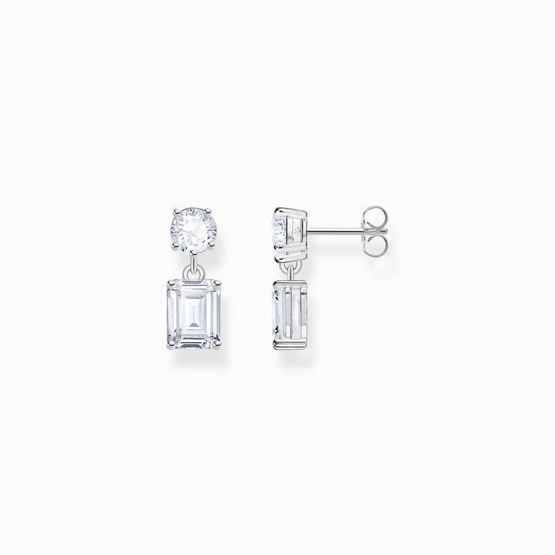 Thomas Sabo Silver Earrings with White Zirconia