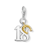 Thomas Sabo Silver & Gold Lucky 18 Charm