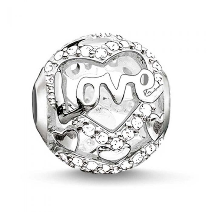 Thomas Sabo Silver Heart Of Love Bead