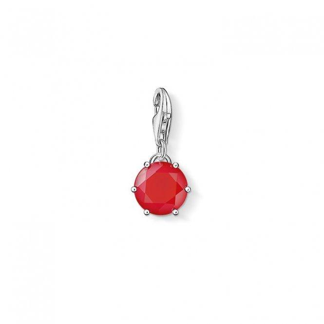Thomas Sabo Silver July Red Coral Charm