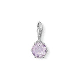 Thomas Sabo Silver June Light Amethyst Charm