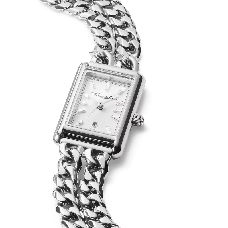 Thomas Sabo Silver Ladies' Elegance Rectangular Watch
