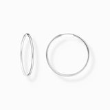 Thomas Sabo Silver Medium Hoop Earrings