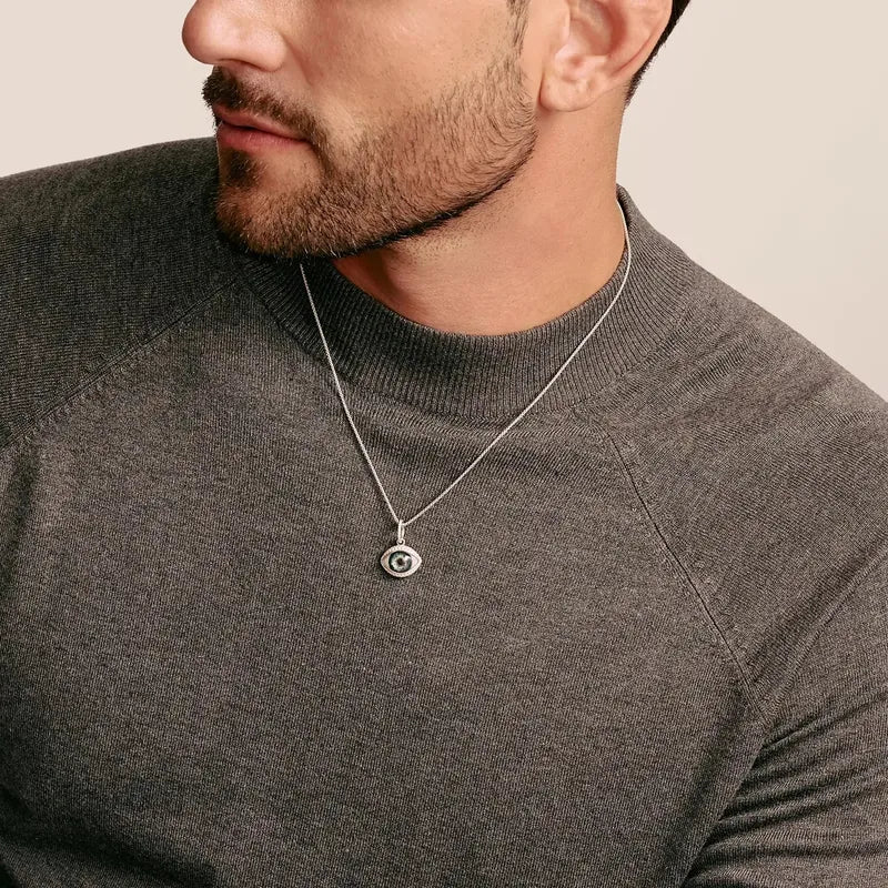 Thomas Sabo Silver Necklace Eye Pendant Rebel Icons