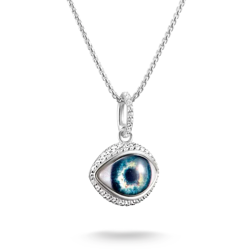 Thomas Sabo Silver Necklace Eye Pendant Rebel Icons