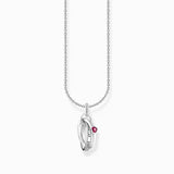 Thomas Sabo Silver Necklace with Together Ring Pendant