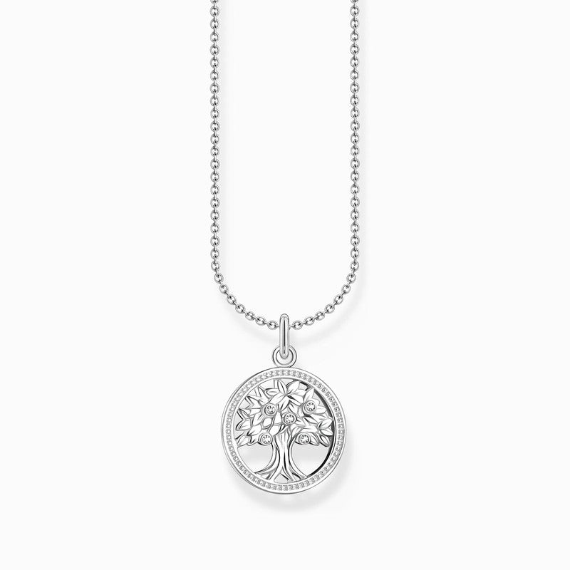 Thomas Sabo Silver Necklace with Tree of Love Pendant