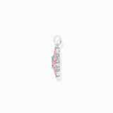 Thomas Sabo Silver Pendant with Pink Zirconia Stones