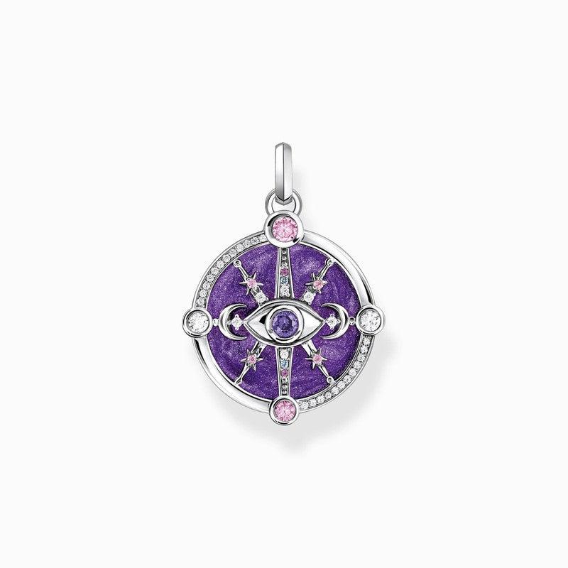 Thomas Sabo Silver Pendant with Violet cold Enamel