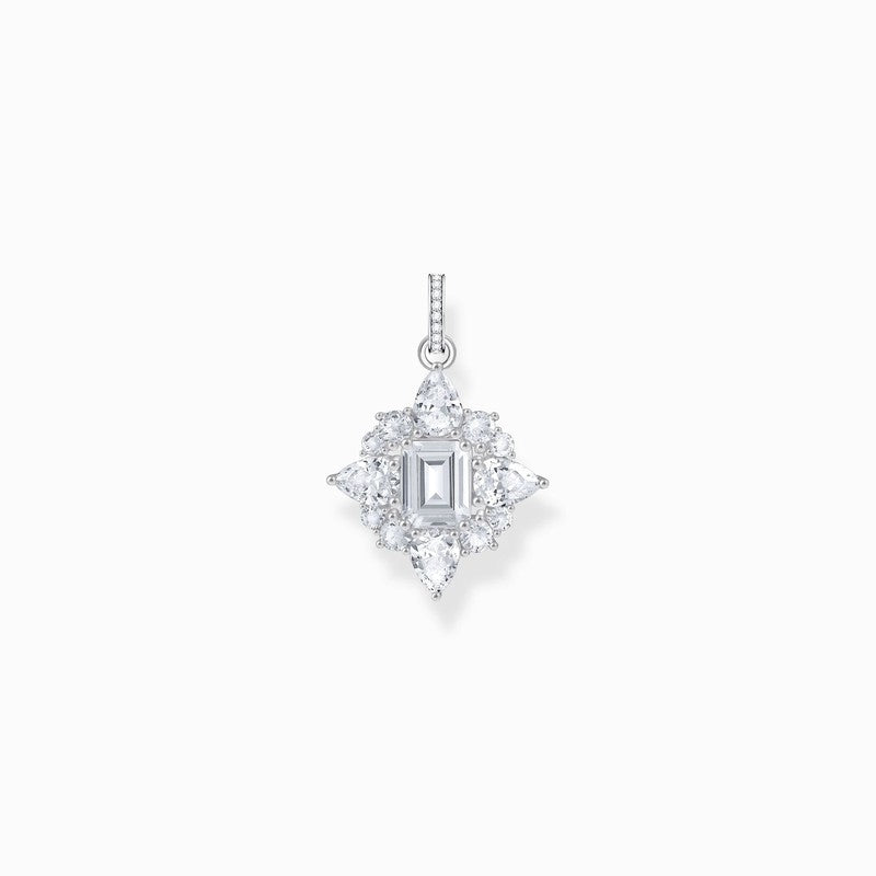 Thomas Sabo Silver Pendant with White Zirconia Stones