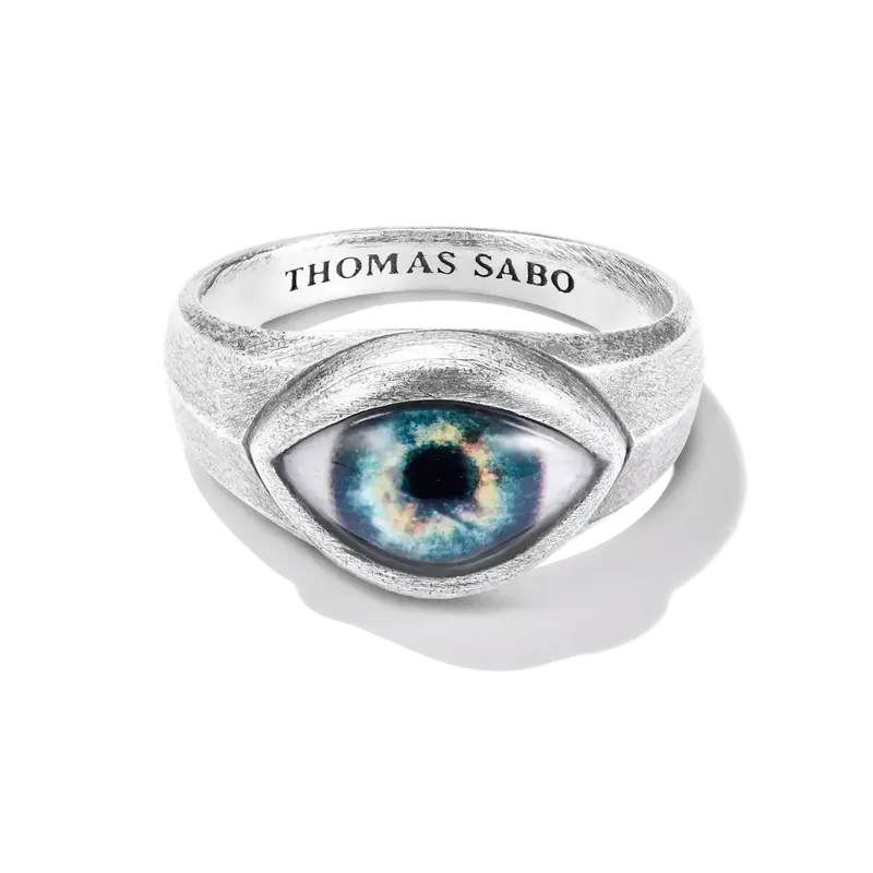 Thomas Sabo Silver Ring Rebel Eye Rebel Icons