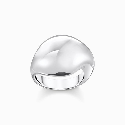 Thomas Sabo Silver Ring in Organic Drop-shape