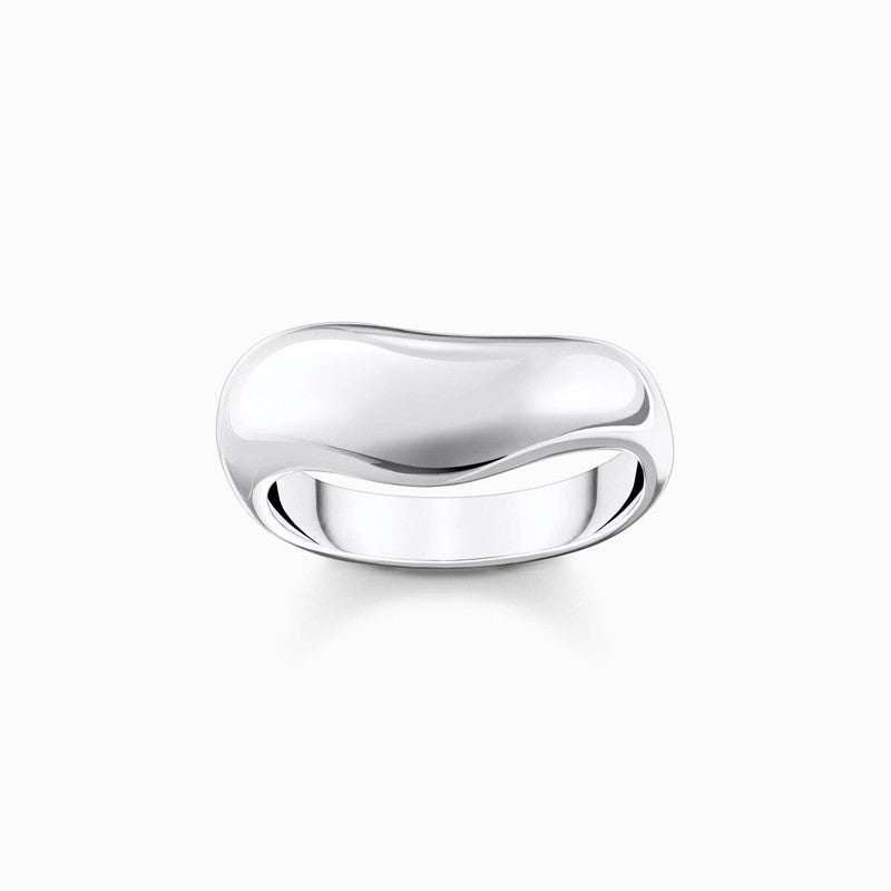 Thomas Sabo Silver Ring in Organic Shape