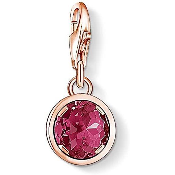 Thomas Sabo Silver Rose Gold-plated with Garnet