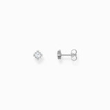 Thomas Sabo Silver Small Ear Studs Vintage with Zirconia