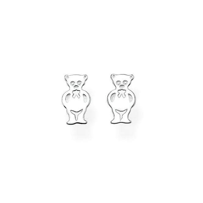 Thomas Sabo Silver Teddybear Ear Studs