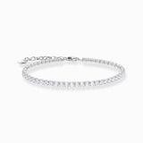 Thomas Sabo Silver Tennis Bracelet with White Zirconia