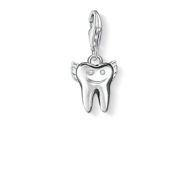 Thomas Sabo Silver Tooth Fairy White Charm