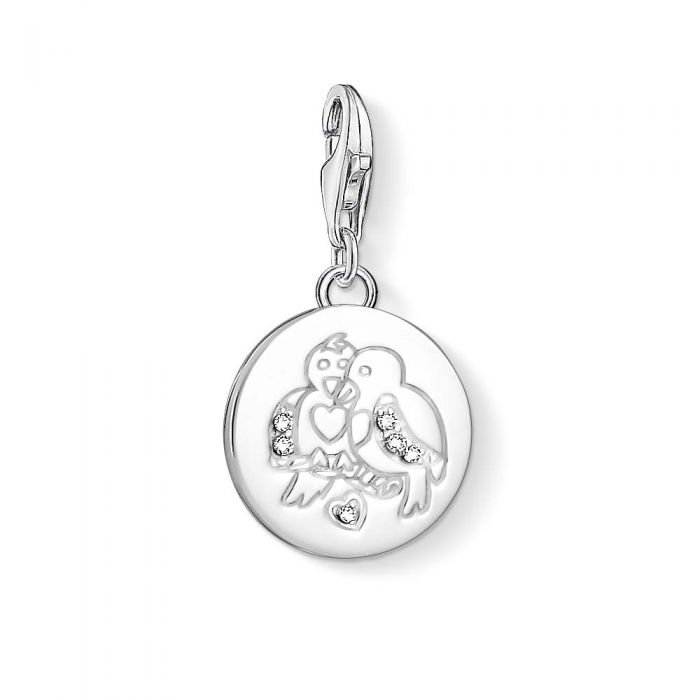 Thomas Sabo Silver Turtle Doves Charm