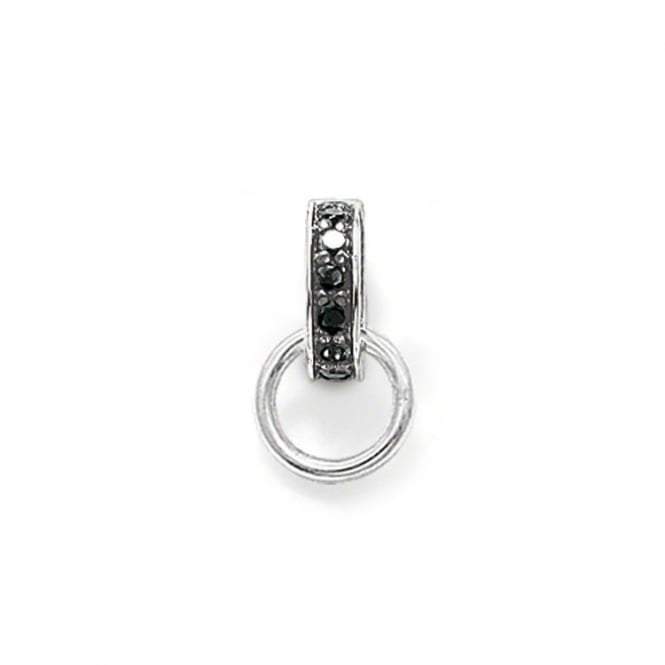 Thomas Sabo Silver Zirconia Black Carrier