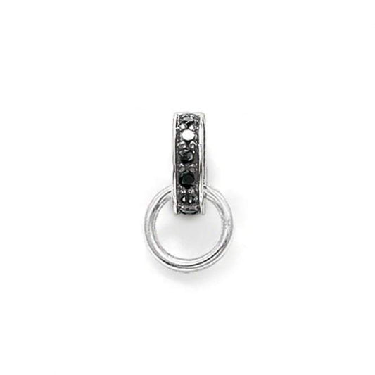 Thomas Sabo Silver Zirconia Black Carrier