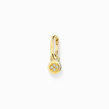 Thomas Sabo Single Hoop Earring with Eyelet for Charms Yellow-Gold Plated