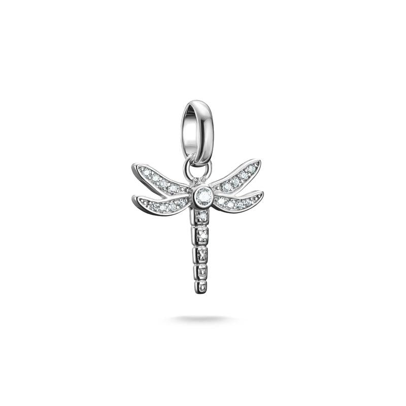 Thomas Sabo Sparkling Dragonfly Charm Pendant