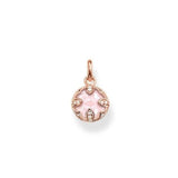 Thomas Sabo Sterling Pink Lotus Pendant