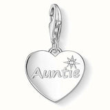 Thomas Sabo Sterling Silver Auntie Heart Charm