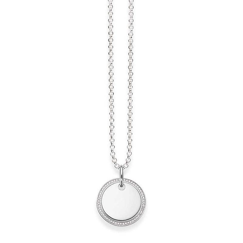 Thomas Sabo Sterling Silver Circle Necklace