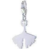 Thomas Sabo Sterling Silver Ginkgo Leaf Charm