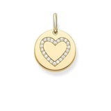 Thomas Sabo Sterling Silver Heart Disc Pendant