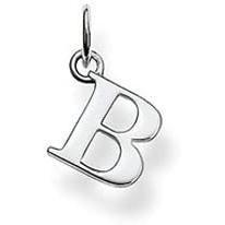 Thomas Sabo Sterling Silver Letter B Pendant Charm