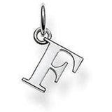 Thomas Sabo Sterling Silver Letter F Pendant Charm