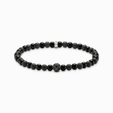 Thomas Sabo Talisman Bracelet Positive Energy with Obsidian Beads