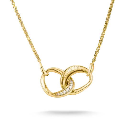Thomas Sabo Together 18k Gold Plated Chain with White Zirconia