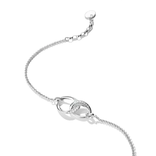 Thomas Sabo Together Sterling Silver Bracelet with White Zirconia