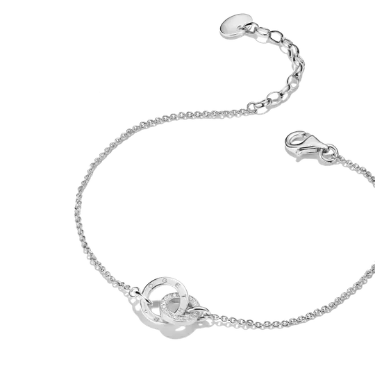 Thomas Sabo Together Sterling Silver Bracelet with White Zirconia