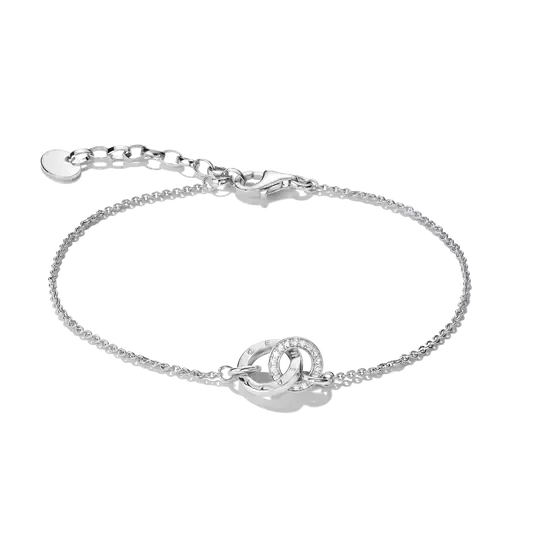Thomas Sabo Together Sterling Silver Bracelet with White Zirconia