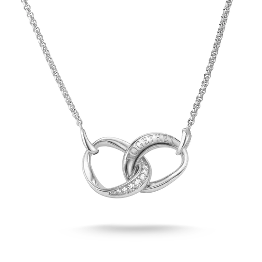 Thomas Sabo Together Sterling Silver Chain with White Zirconia