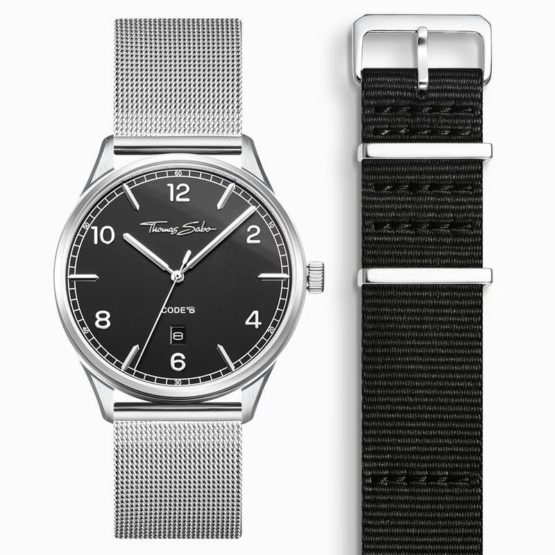 Thomas Sabo Watch Strap - TS Nato - Black