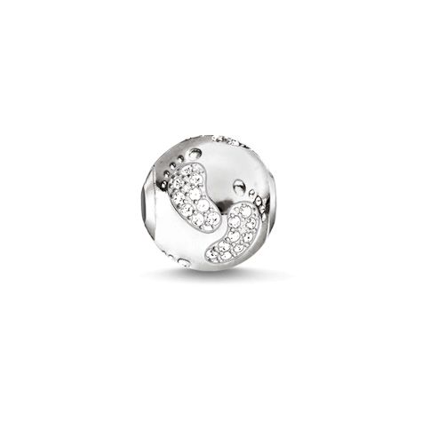 Thomas Sabo Women-Bead Karma Beads 925 Sterling silver zirconia
