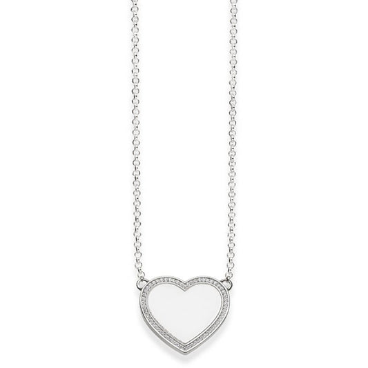 Thomas Sabo Women-Necklace Glam & Soul 925 Sterling Silver Zirconia white